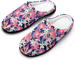 Womens Memory Foam Slippers Slip-On Shoes Ladies Halloween Slippers Warm Cotton House Slippers Indoor Outdoor Slippers