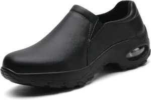 Women's Nursing Shoes Slip On Lightweight Slip Resistant Comfort Non Slip Waterproof Food Service Work Shoes