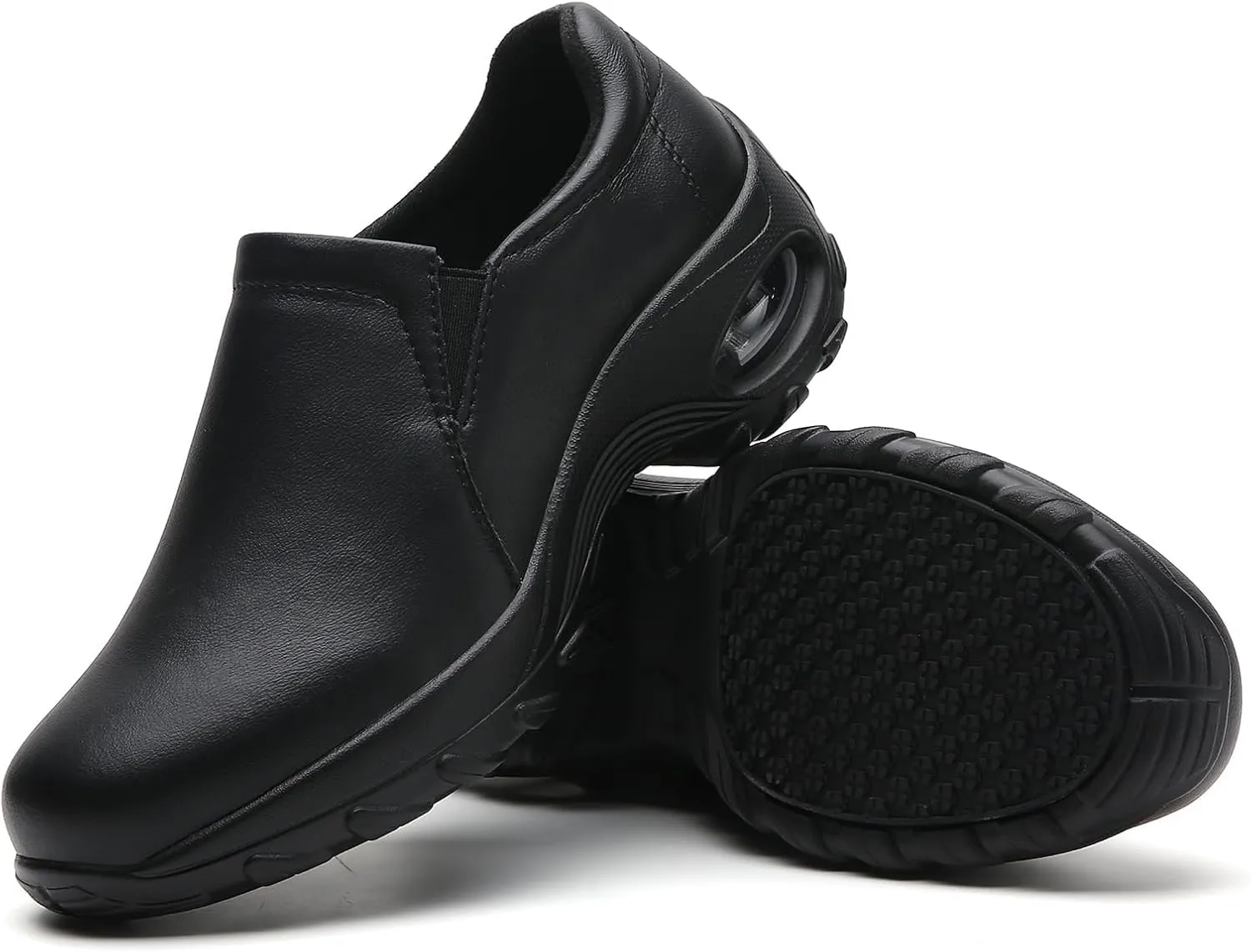 Women's Nursing Shoes Slip On Lightweight Slip Resistant Comfort Non Slip Waterproof Food Service Work Shoes