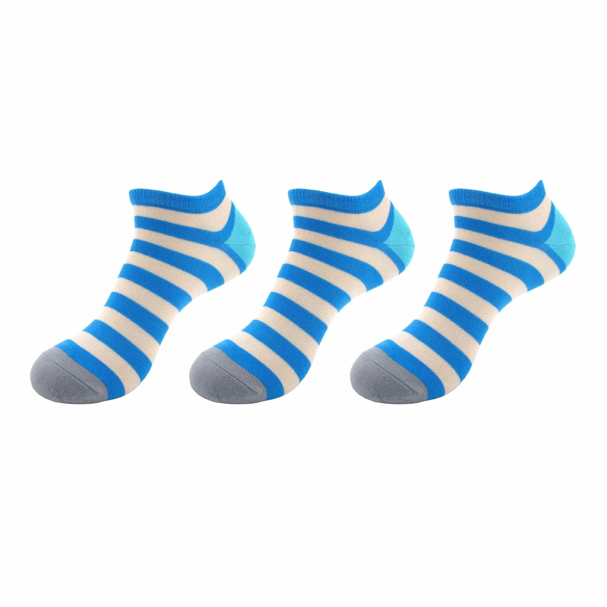 Women's Rayon from Bamboo Fiber Stripes Anklet Socks
