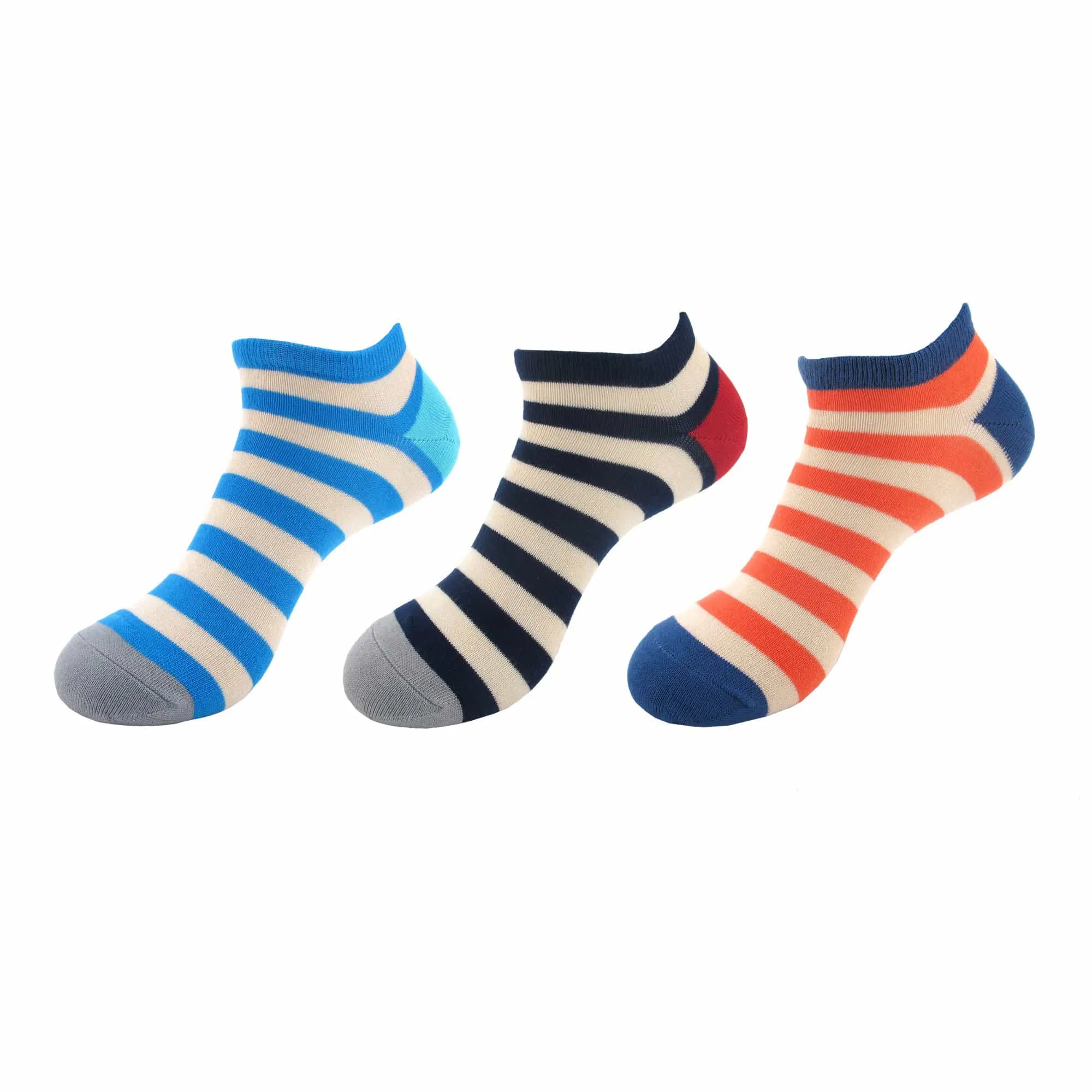 Women's Rayon from Bamboo Fiber Stripes Anklet Socks