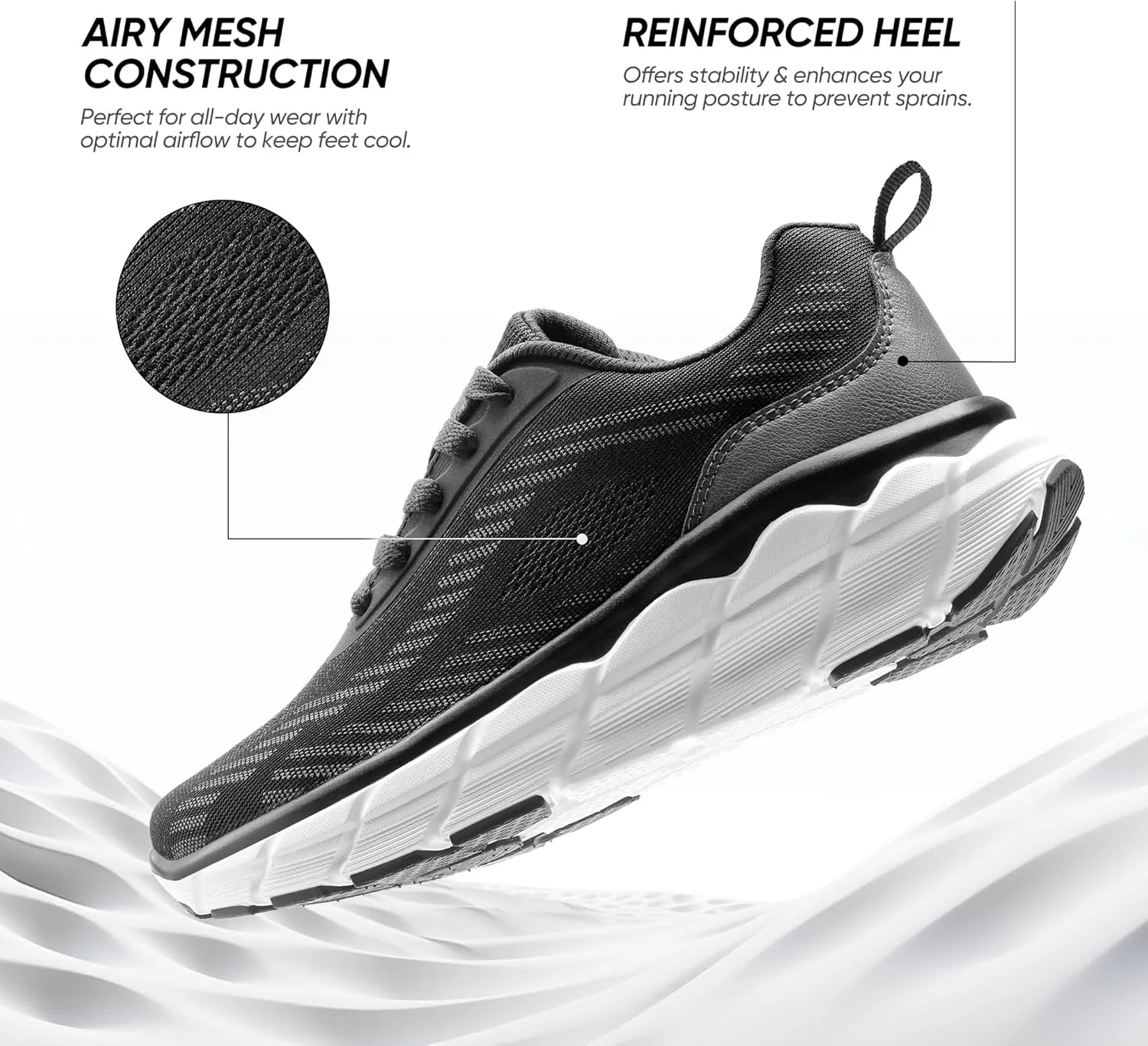 Women's Road Running Shoes Lightweight Breathable Athletic Sneakers Gym Cross Trainer Walking Shoes