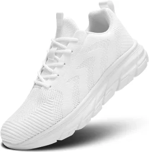 Womens Running Shoes Slip-on Walking Tennis Sneakers Lightweight Breathable Casual Soft Sole Mesh Workout Sports Shoes