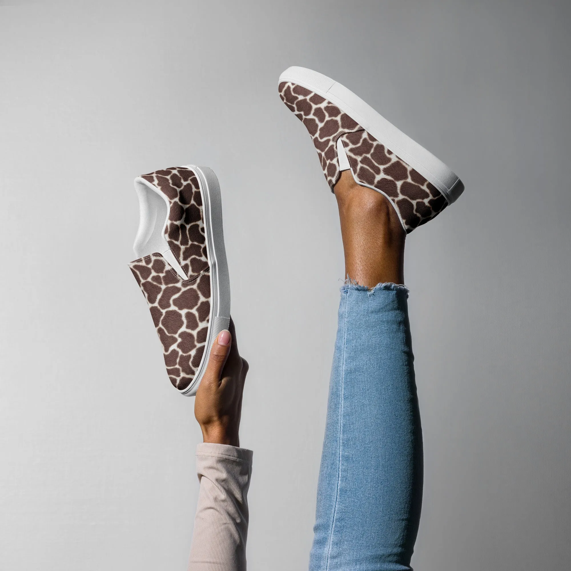 Women’s slip-on canvas shoes - GIRAFFE SG005