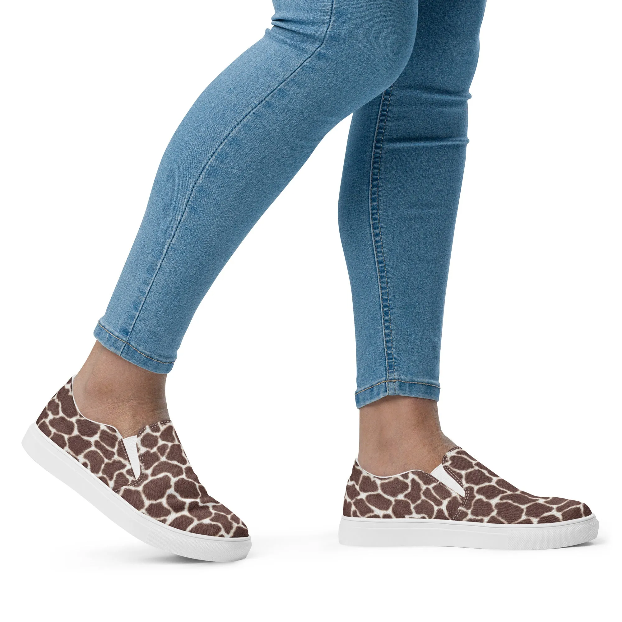 Women’s slip-on canvas shoes - GIRAFFE SG005