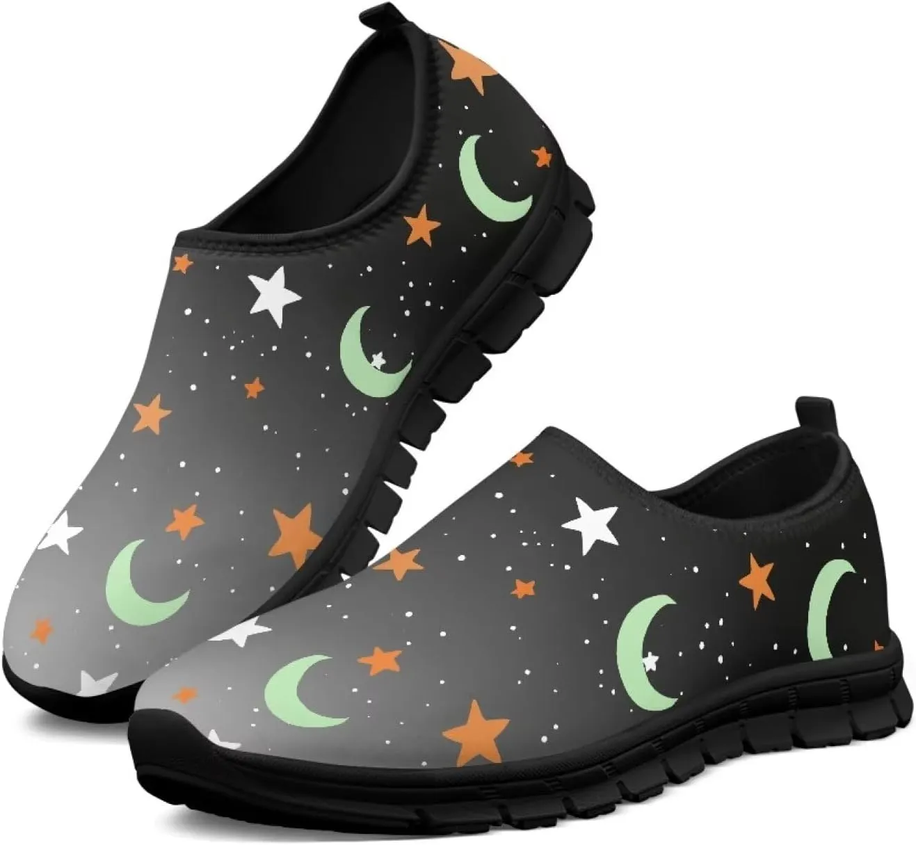 Women's Slip On Sneakers Casual Loafers Lightweight Non Slip Sports Tennis Shoes Comfort Soft Walking Shoes US 5.5-11.5