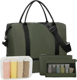 Womens Travel Weekender Bag Canvas Carry on Overnight Tote Luggage Duffel Beach Bags