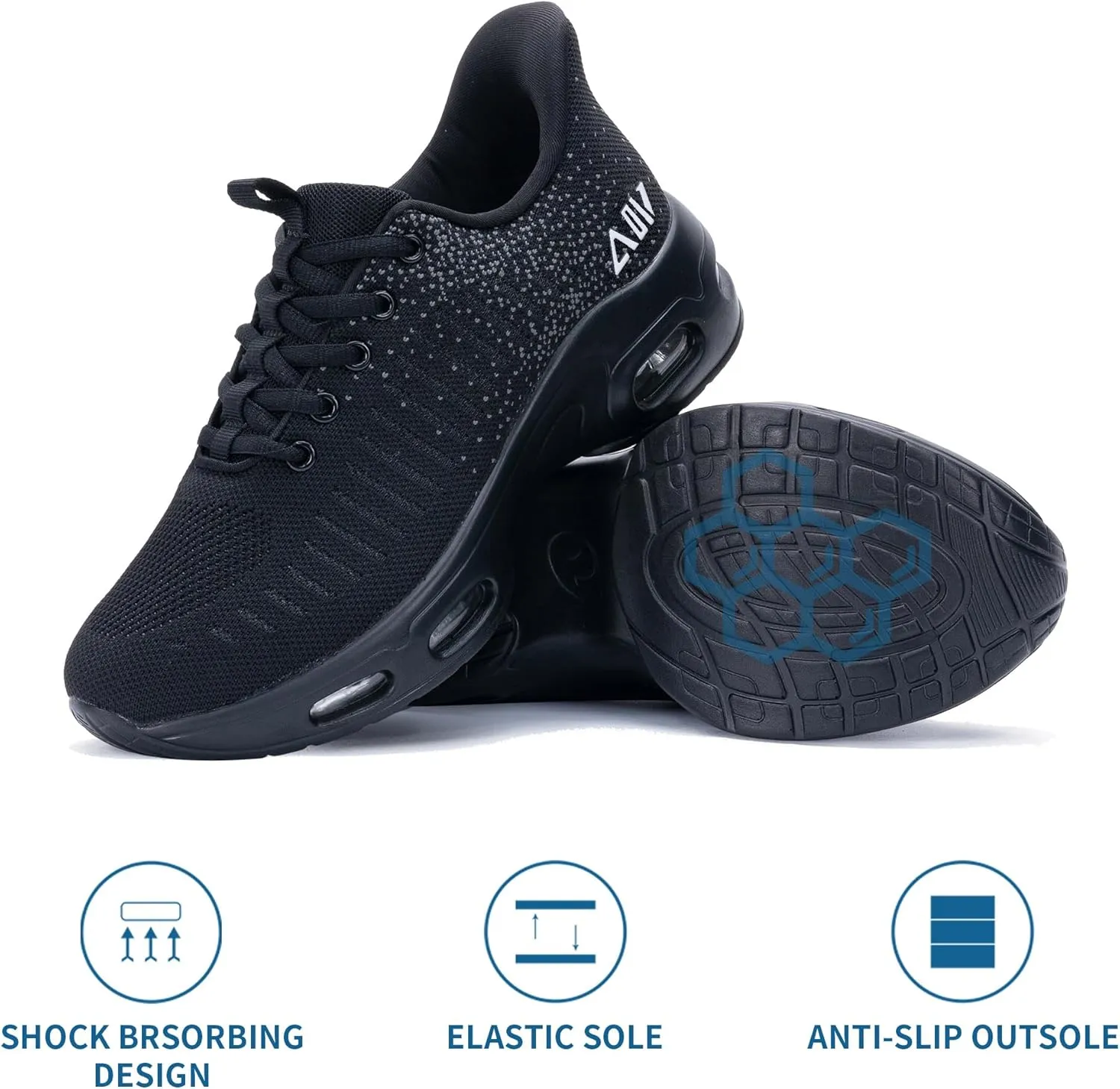 Women's Walking Shoes | Slip On | Fashion Sneakers | Running Tennis Shoes US 6-11