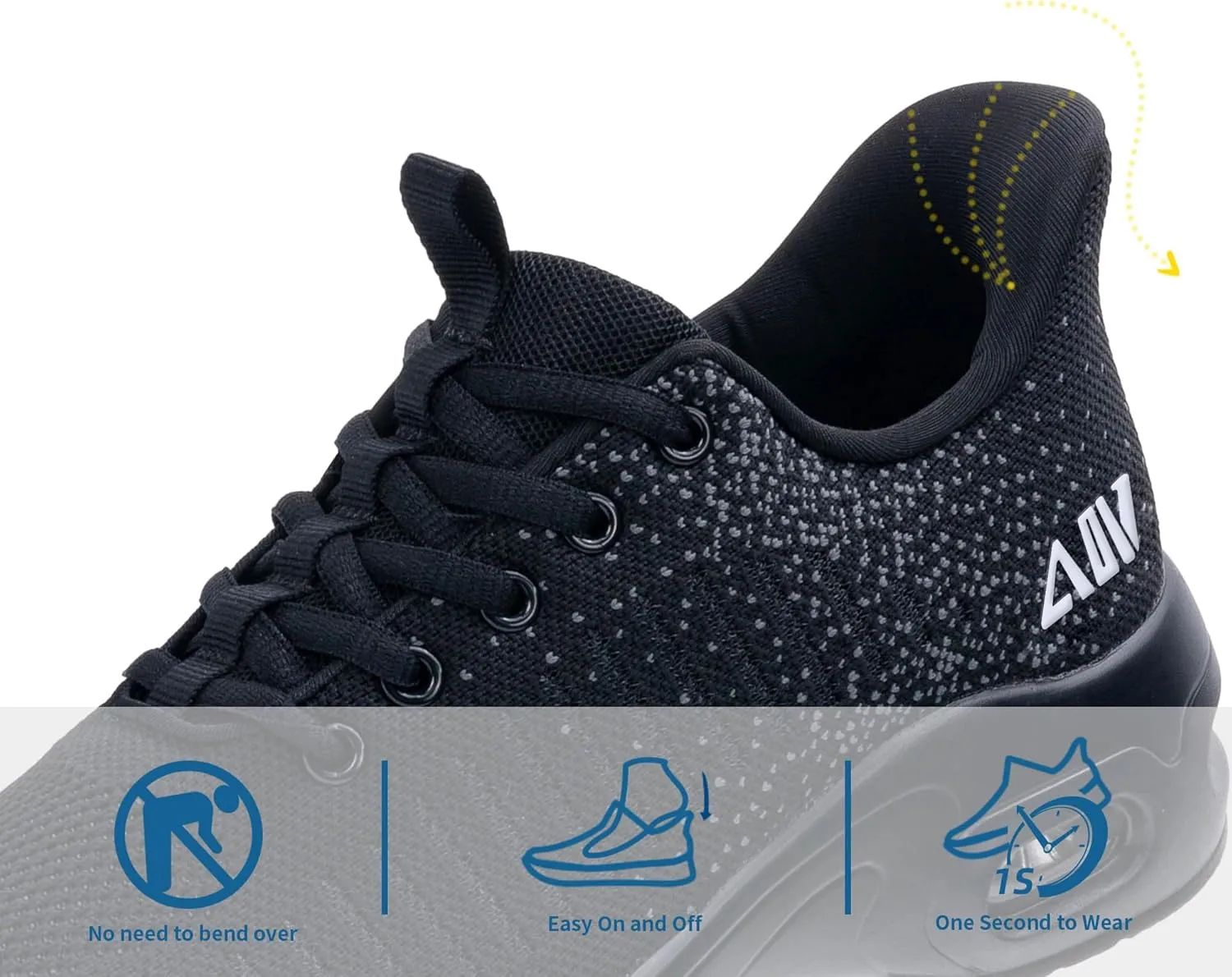 Women's Walking Shoes | Slip On | Fashion Sneakers | Running Tennis Shoes US 6-11