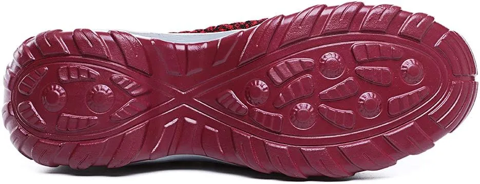 Women's Walking Shoes Sock Sneakers - Mesh Slip On Air Cushion Lady Girls Modern Jazz Dance Easy Shoes Platform Loafers
