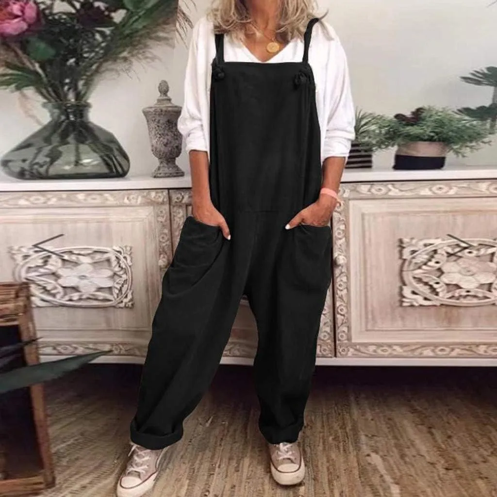 Women's Wide Leg Linen Pants 2025 Summer Elastic High Waisted Palazzo Pants Yoga Flowy Trousers with Pockets
