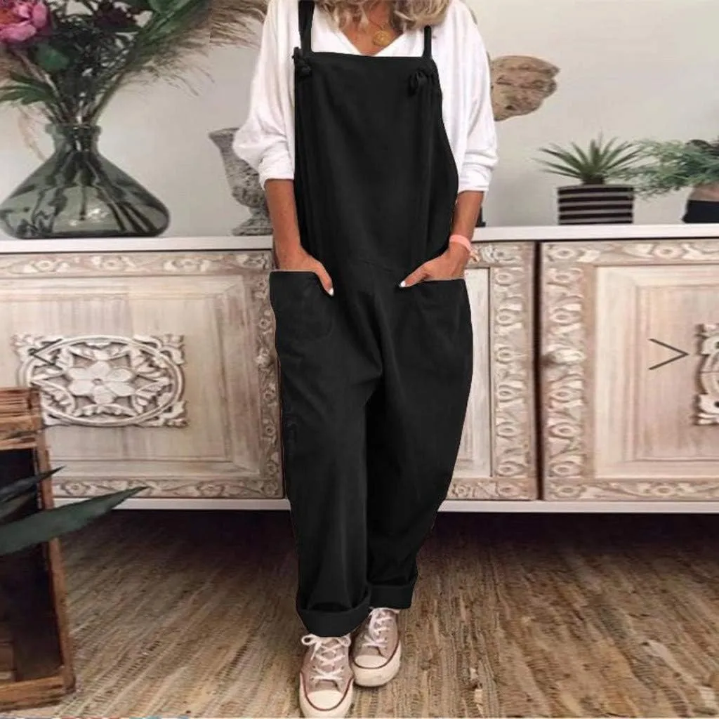 Women's Wide Leg Linen Pants 2025 Summer Elastic High Waisted Palazzo Pants Yoga Flowy Trousers with Pockets