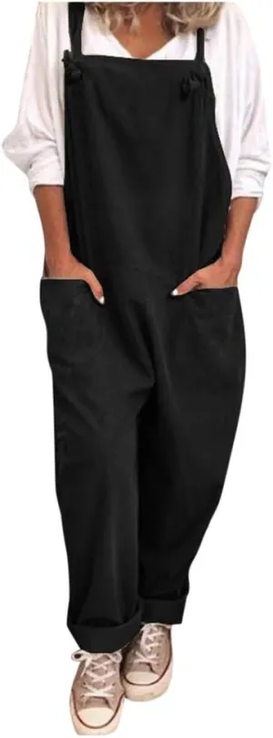 Women's Wide Leg Linen Pants 2025 Summer Elastic High Waisted Palazzo Pants Yoga Flowy Trousers with Pockets