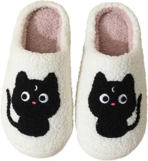 Women's Men's Heart Heart Slippers Strawberry Cherry Mushroom Slippers Evil Eye Slippers Cartoon Animal Cat Slippers Memory Foam Cozy Plush Slippers Couple Indoor Household Slippers
