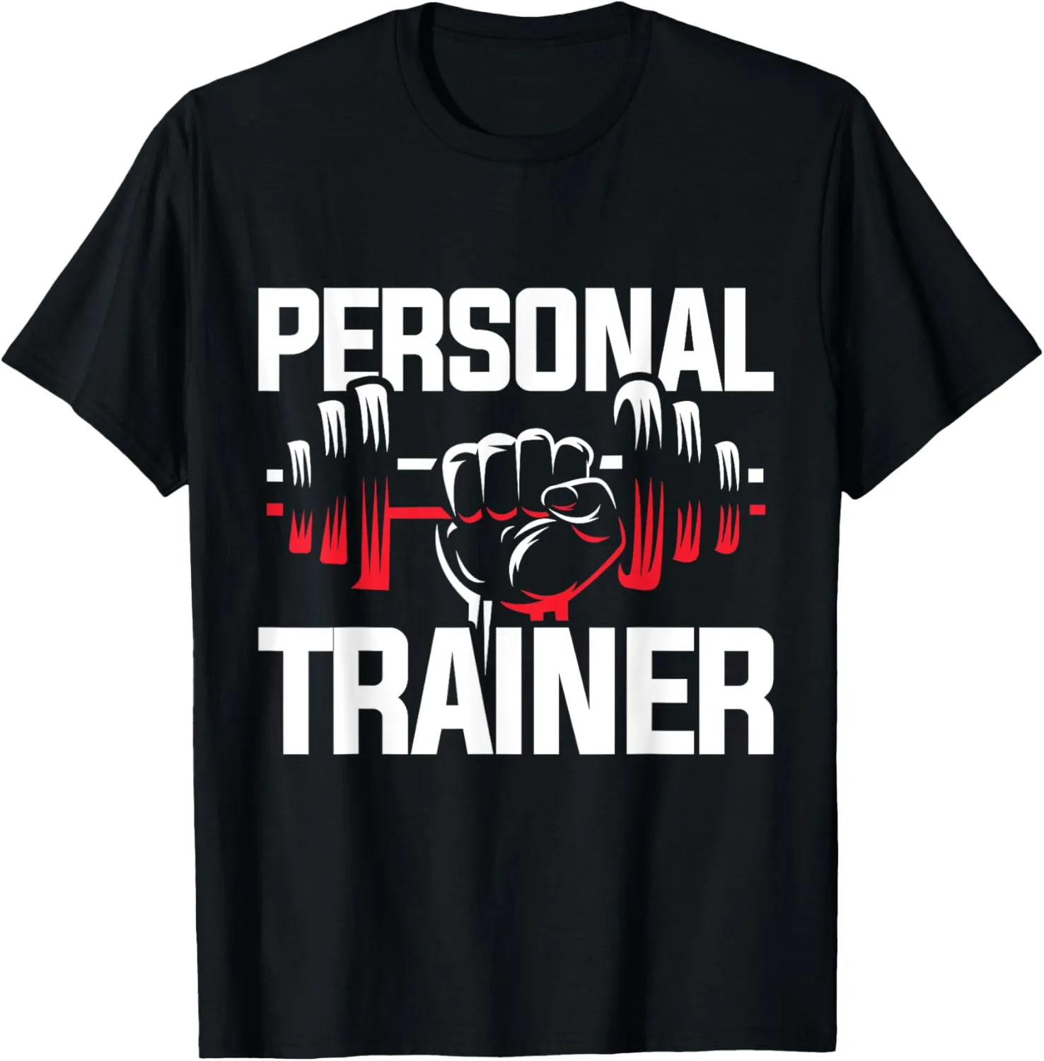 Workout Gift Dumbbell Personal Trainer T-Shirt