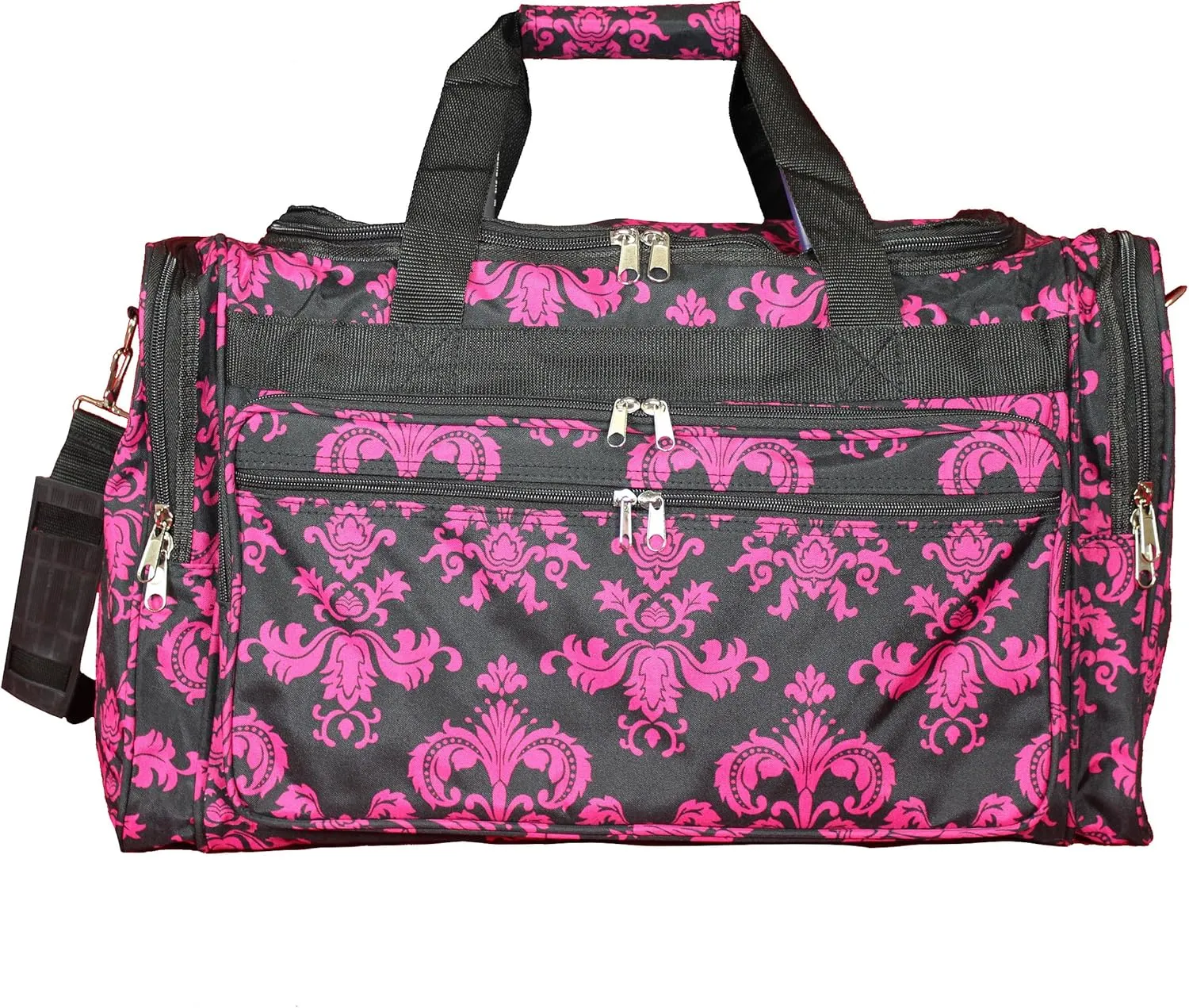 World Traveler Damask, Black Pink DAMA, 16-inch