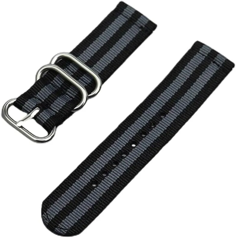 Woven Nylon Sport Band 18mm 24mm 22mm 20mm for Watch 6 5 4 3 Gear S3 for Women Men Replacement Strap