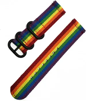 Woven Nylon Sport Band 18mm 24mm 22mm 20mm for Watch 6 5 4 3 Gear S3 for Women Men Replacement Strap
