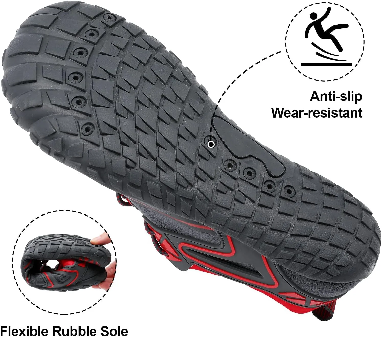 XIHALOOK Athletic Hiking Water Shoes Womens Mens Quick Dry Barefoot for Beach Walking Kayaking Surfing Training