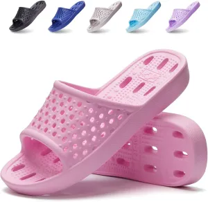 Xomiboe Shower Shoes Quick Drying Non-Slip Comfortable Men Women House Slippers