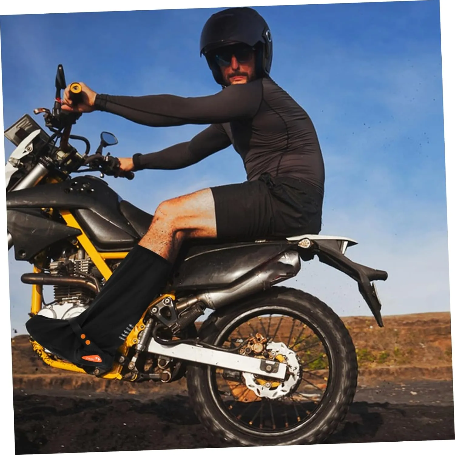 Yardwe Rainproof Shoe Cover Rain Shoe Covers Motorcycle Shoes Cover Cycling Shoes Cover Rain Gear Ski Boot