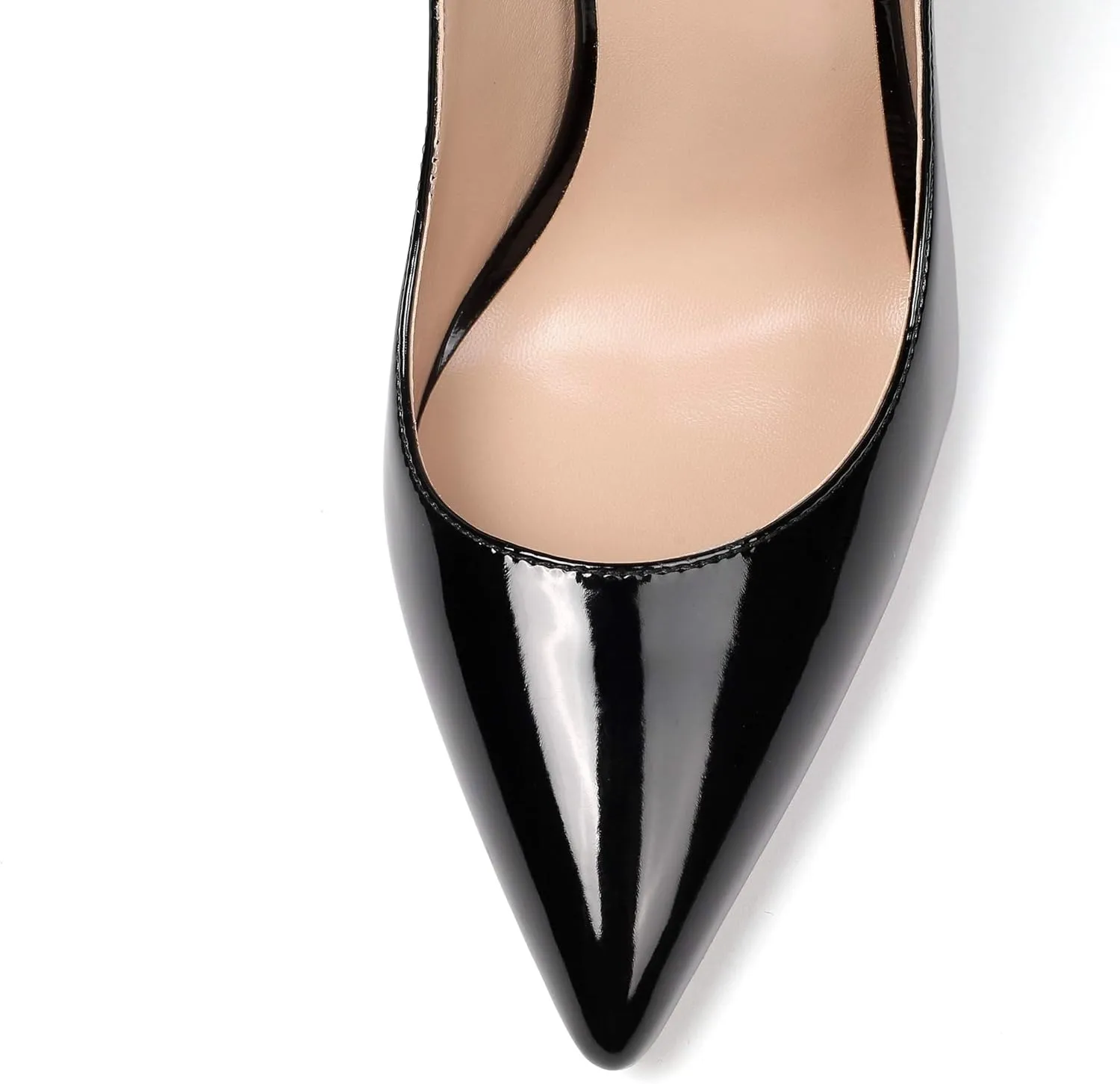 YODEKS Women's Stiletto High Heel Pumps Classic Pointed Toe Shoes Slip On Dress Shoes