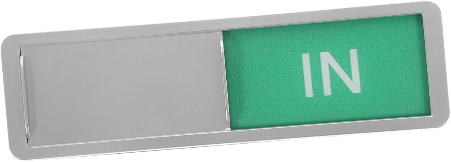 Zerodeko Status Switch Sign Cubicle Privacy Door Sign Signage Display for Doors Indicator Conference Use You Busy for Busy Light Indicator Office Slide Led Meeting Display Synthetic Resin