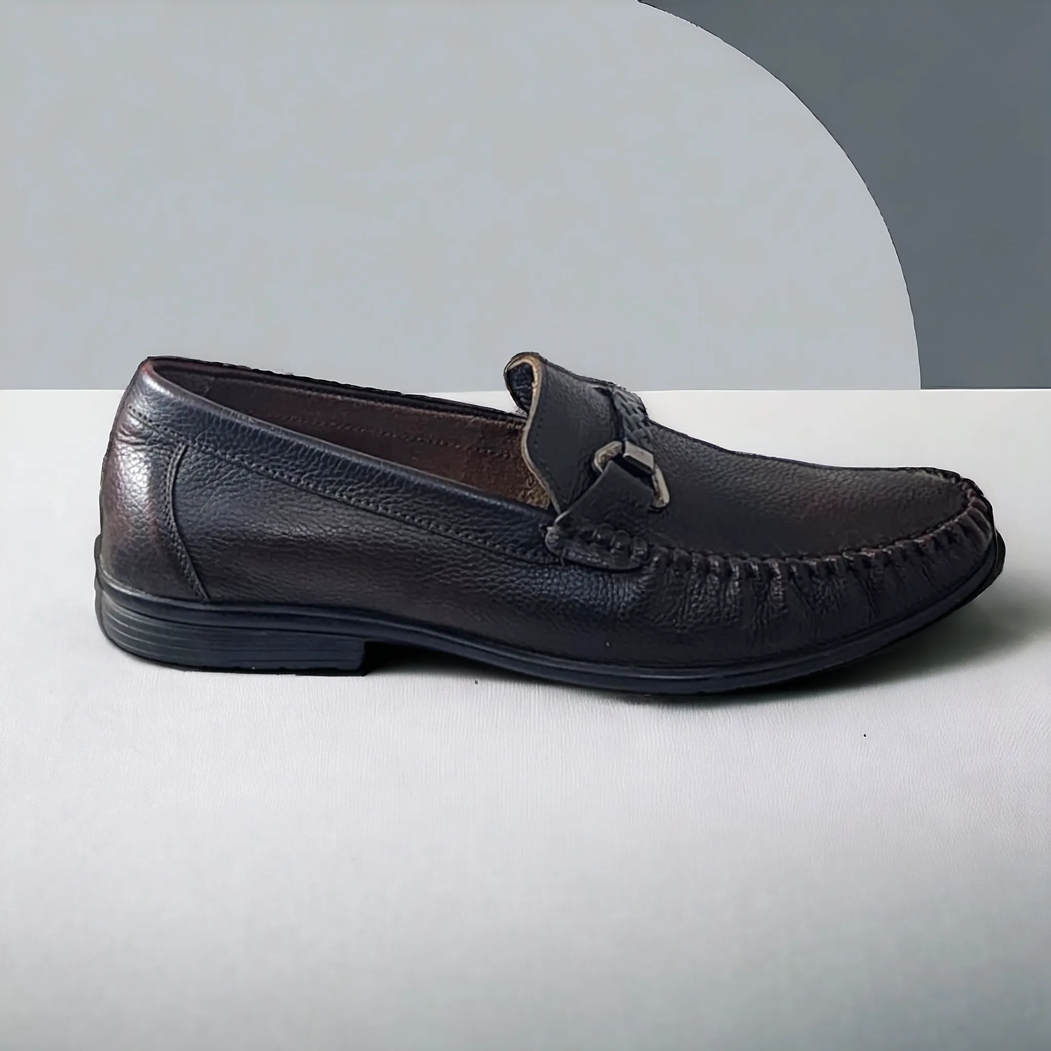 ZOOM 6622 BROWN Men's Loafers/Leather Shoes