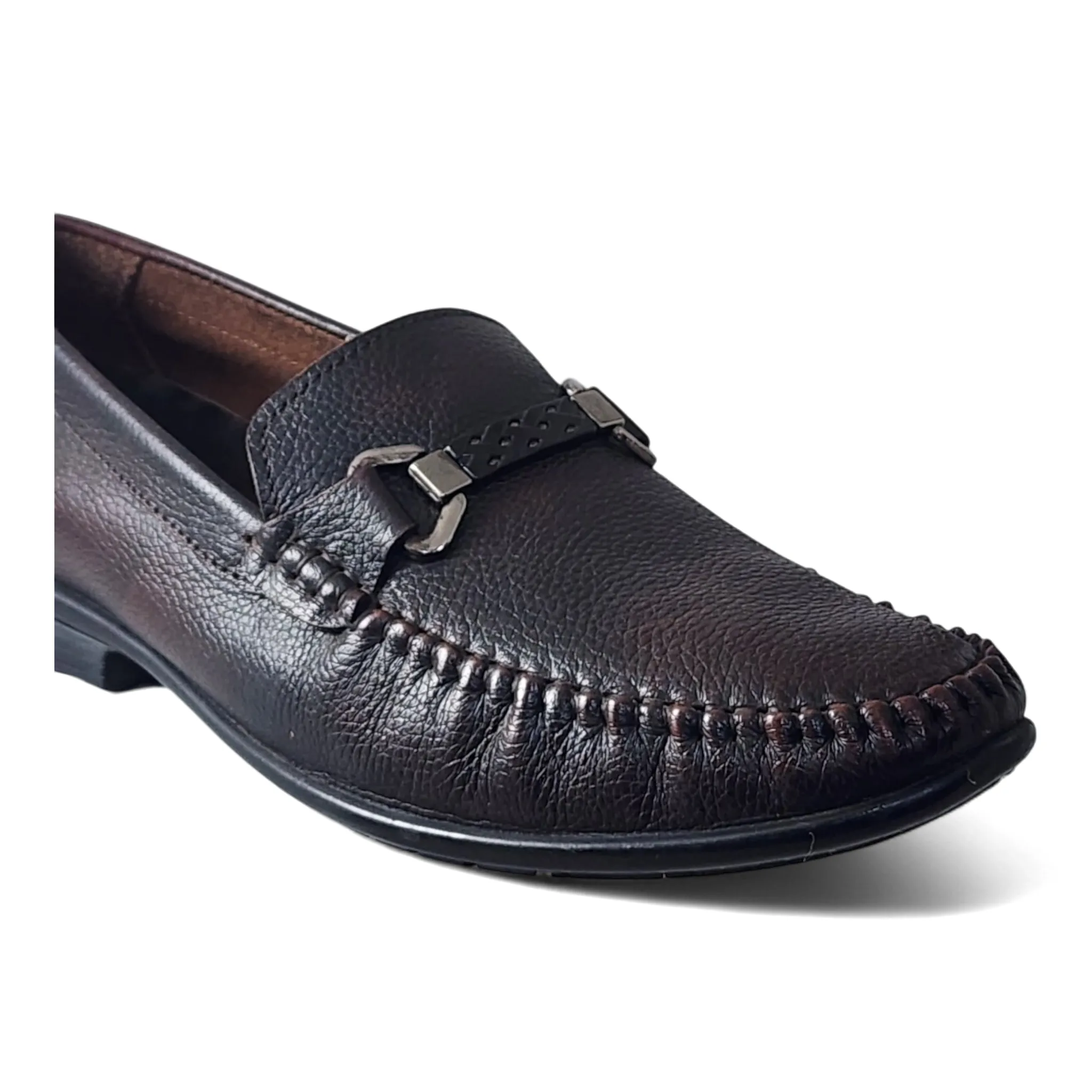 ZOOM 6622 BROWN Men's Loafers/Leather Shoes