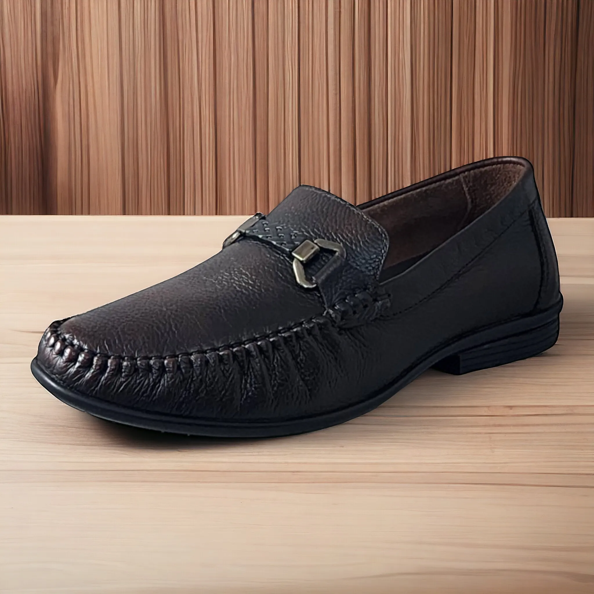 ZOOM 6622 BROWN Men's Loafers/Leather Shoes